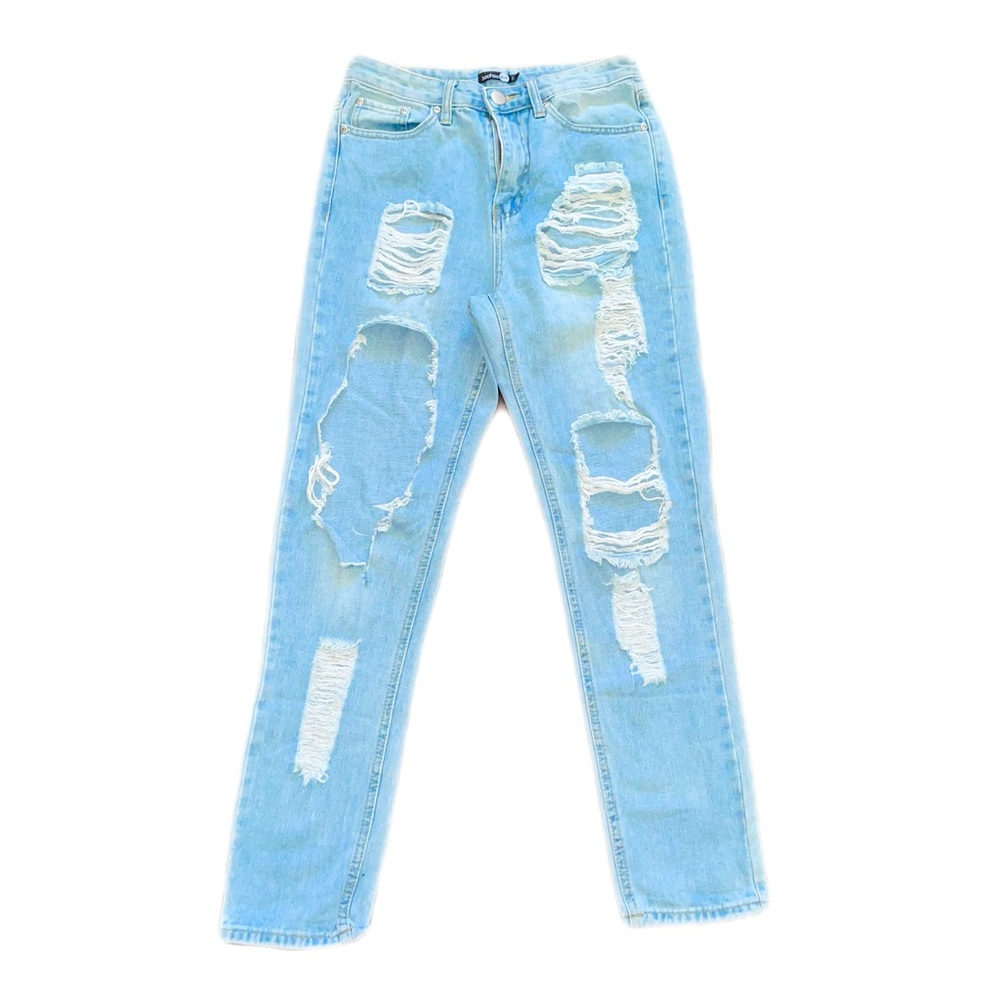 Ripped Boyfriend Jeans